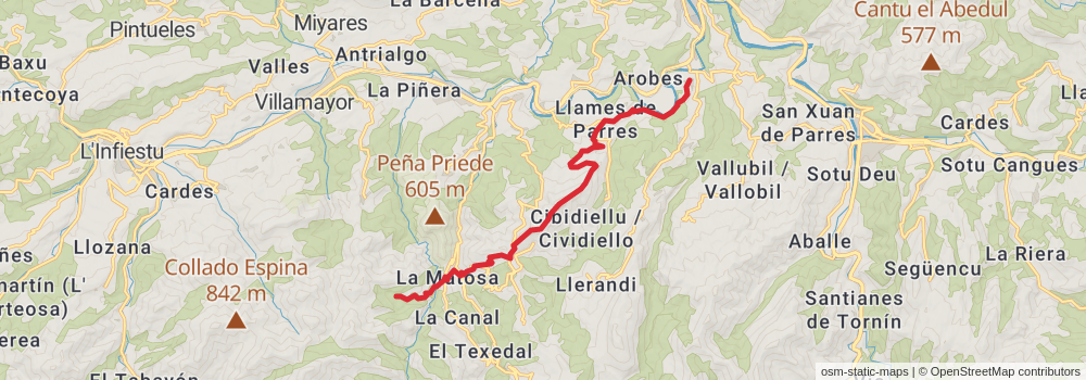 GR 105 Route of the Pilgrimages stage 6 Map