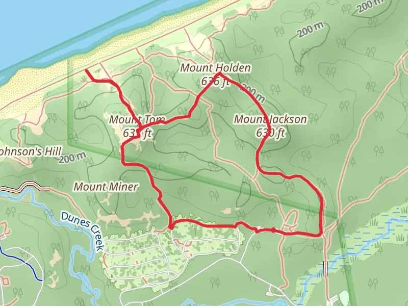 Mount Jackson, Mount Holden and Mount Tom Loop
