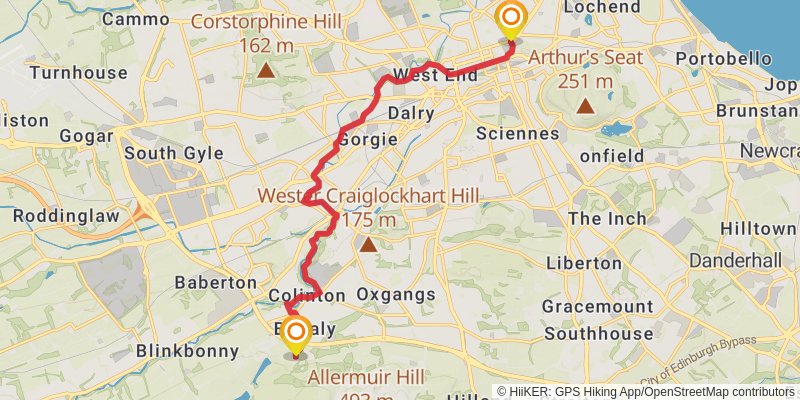 St Wilfrid's Way stage 12 Map