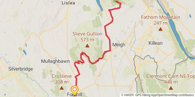 Ring of Gullion Way stage 3 Map