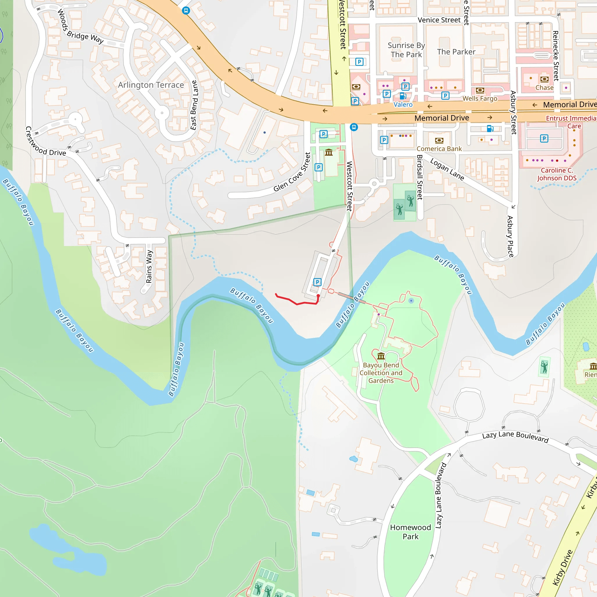 Hogg Bird Sanctuary Trail mobile static map