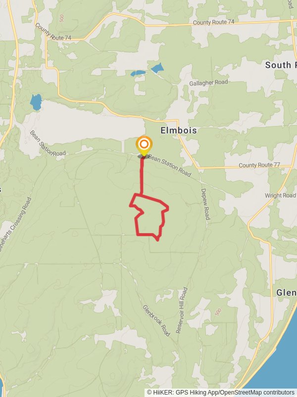 Bean Station Road Loop - South mobile static map