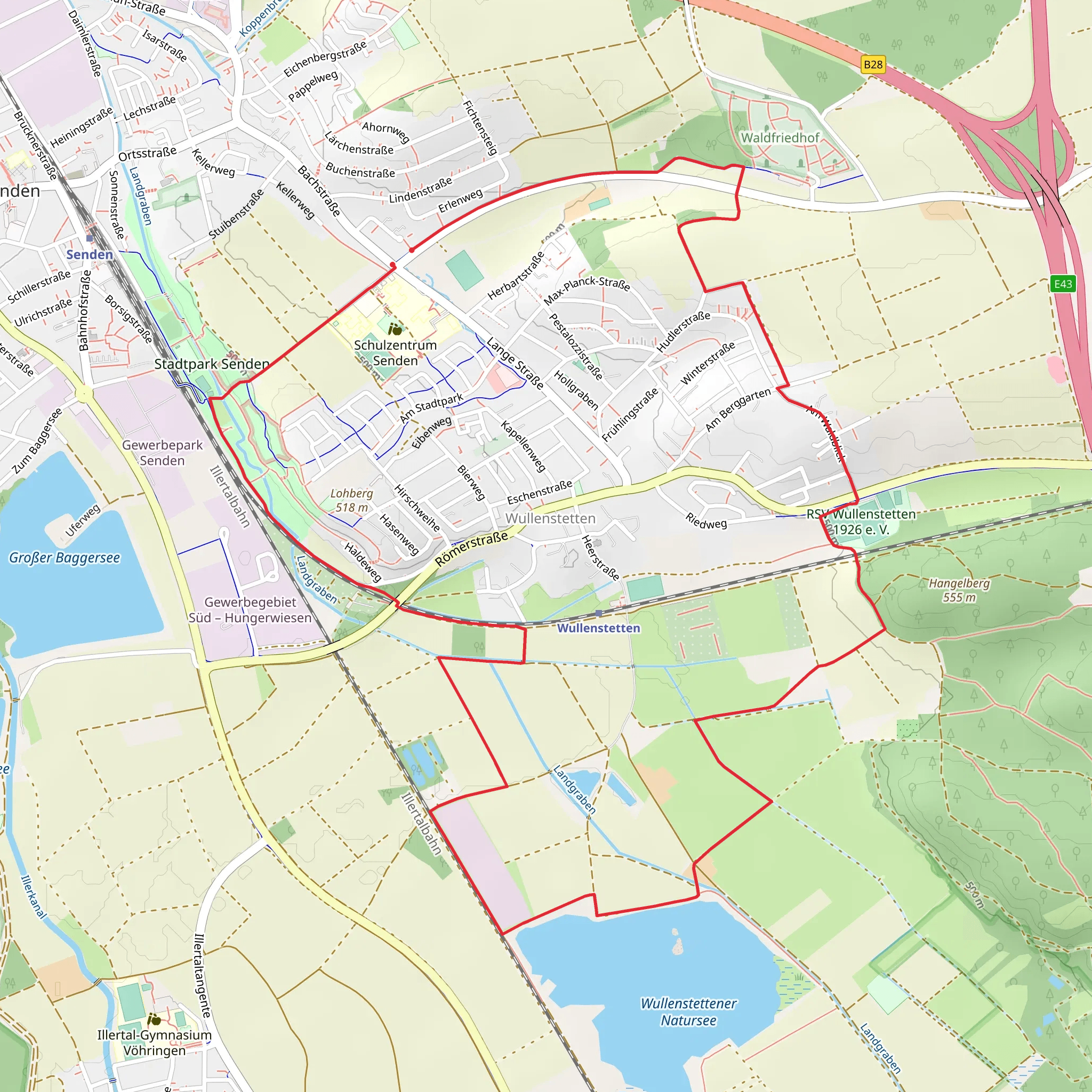 Wullenstettener Batursee mobile static map