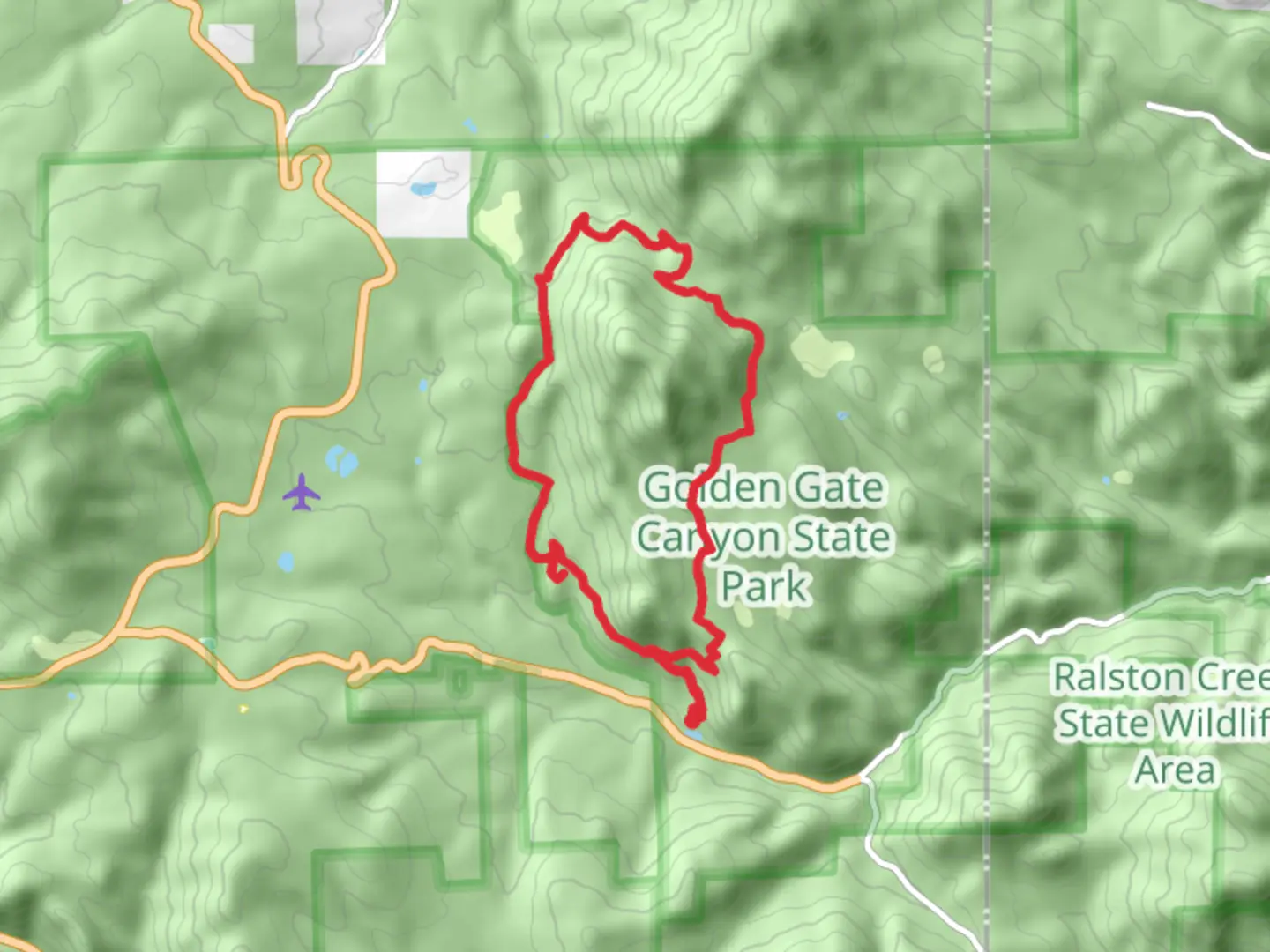 An image depicting the trail Blue Grouse and Mule Deer Loop Trail and its surrounding area.