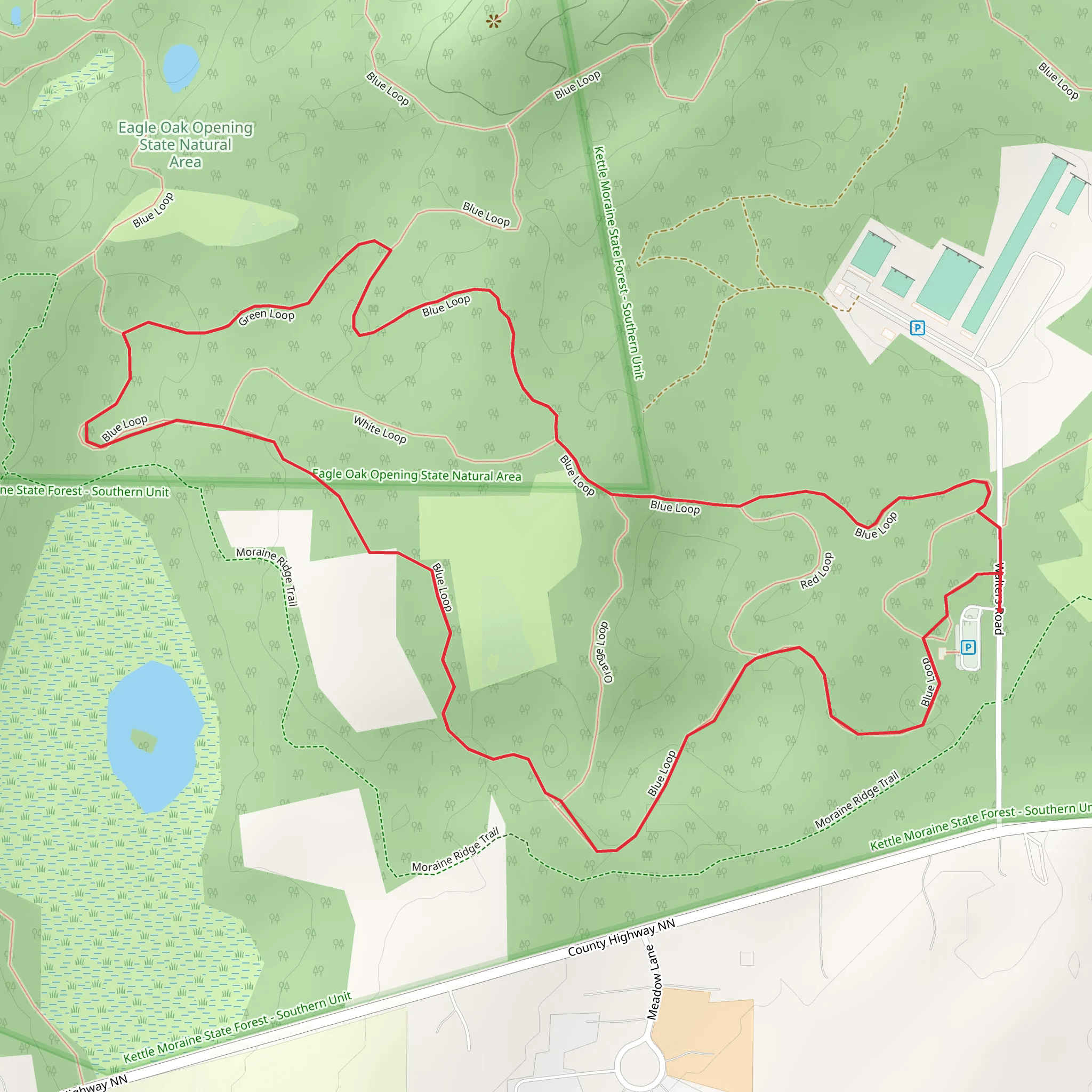 Blue Loop mobile static map