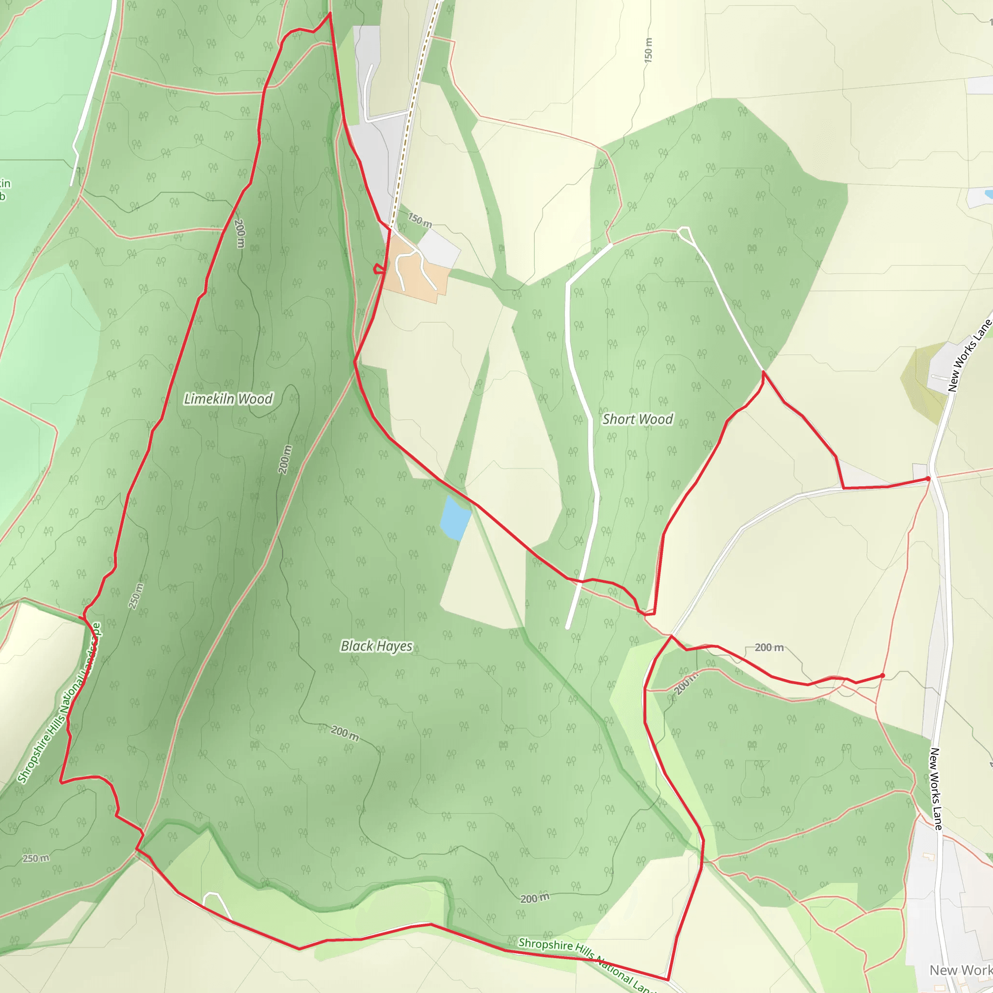 New Works mobile static map