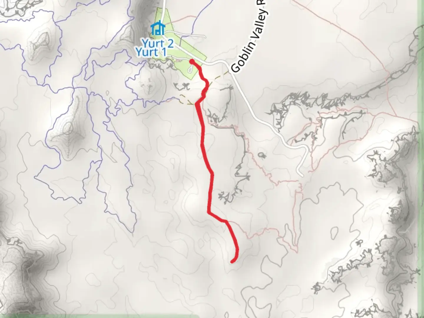 An image depicting the trail Curtis Bench Trail and its surrounding area.