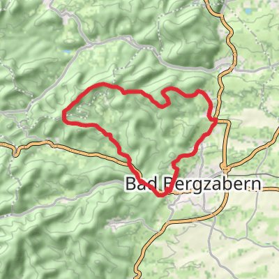 Bad Bergzabern Loop via Karlsplatz mobile static map