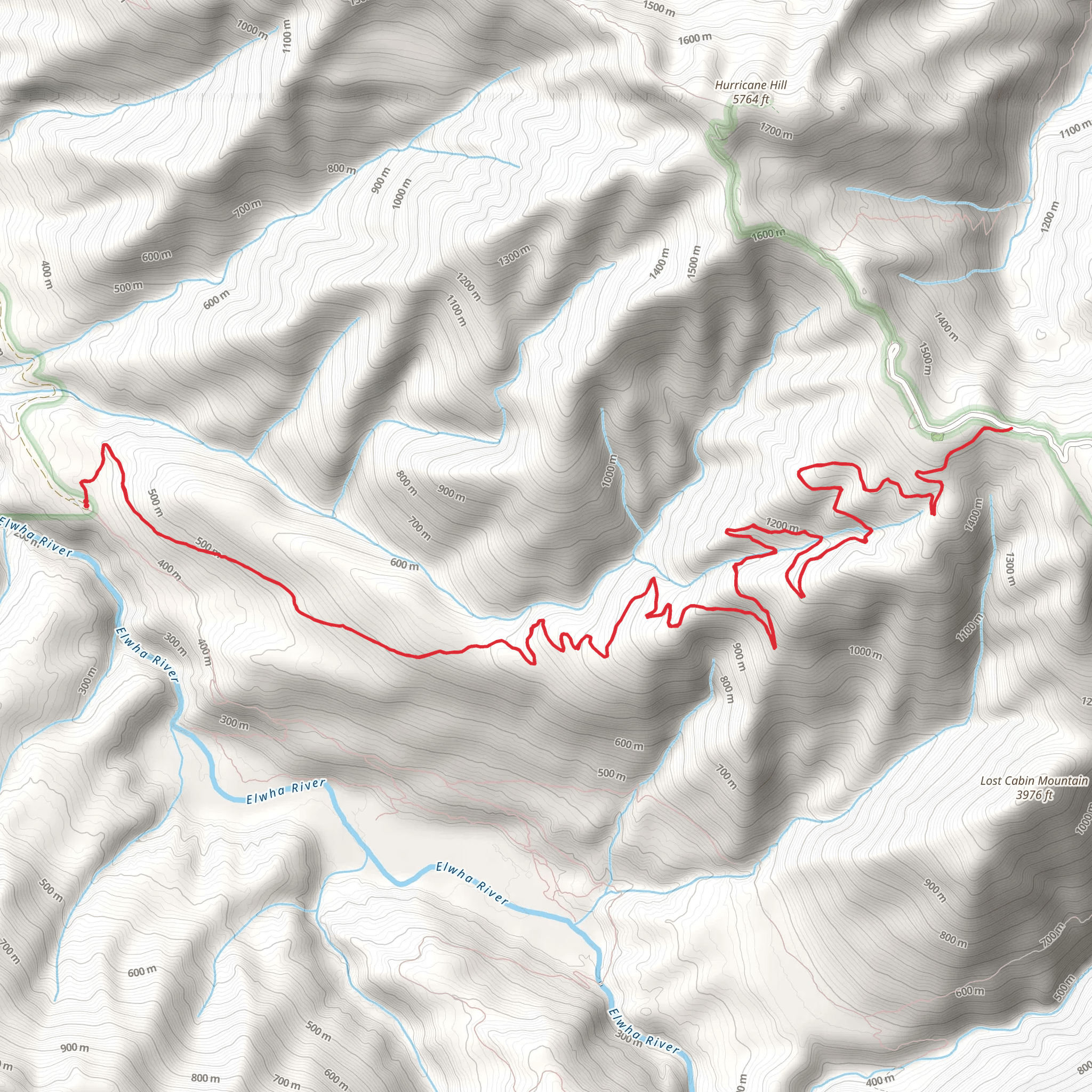 Wolf Creek Trail mobile static map