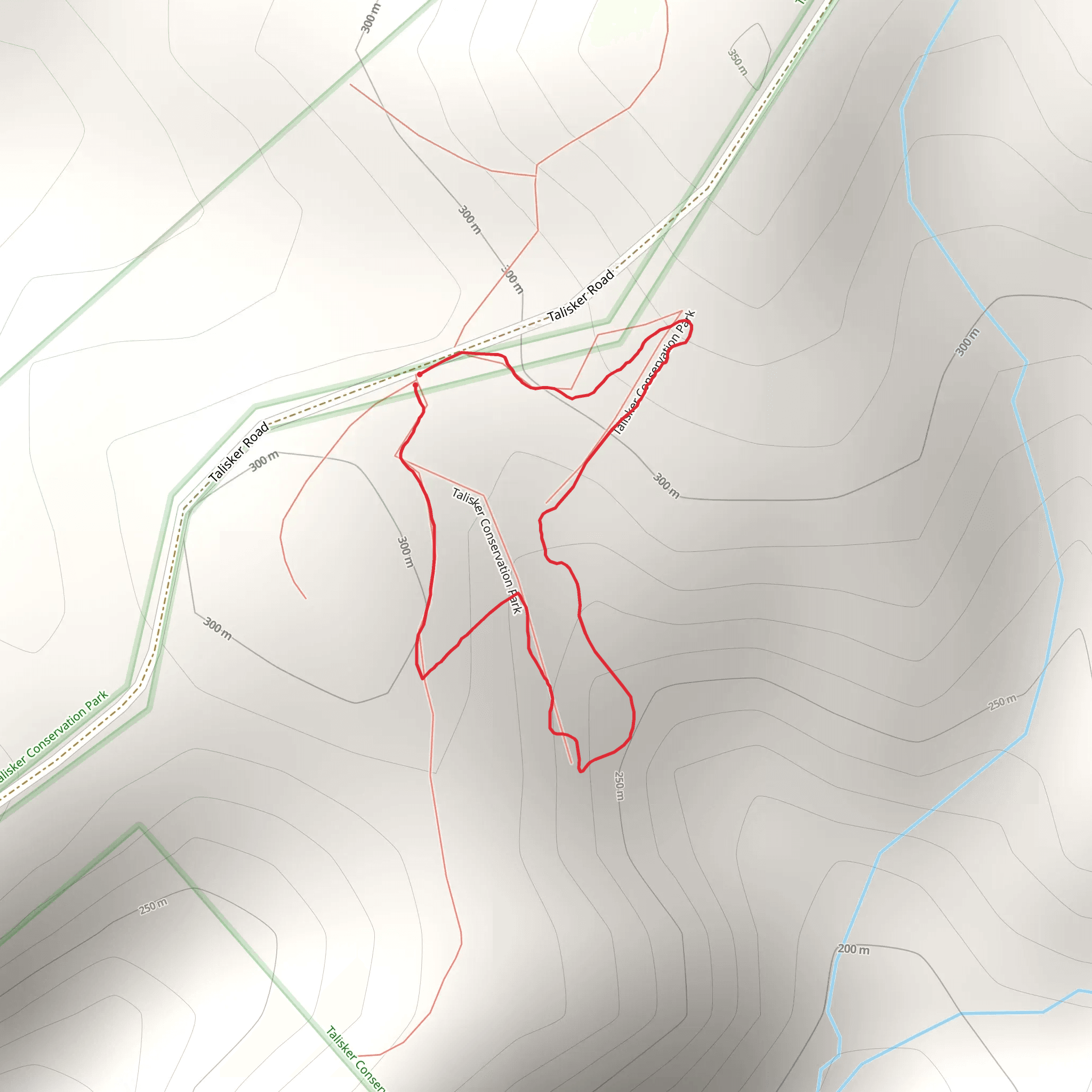 Talisker Silver Lead Mine Track - Extended Loop mobile static map