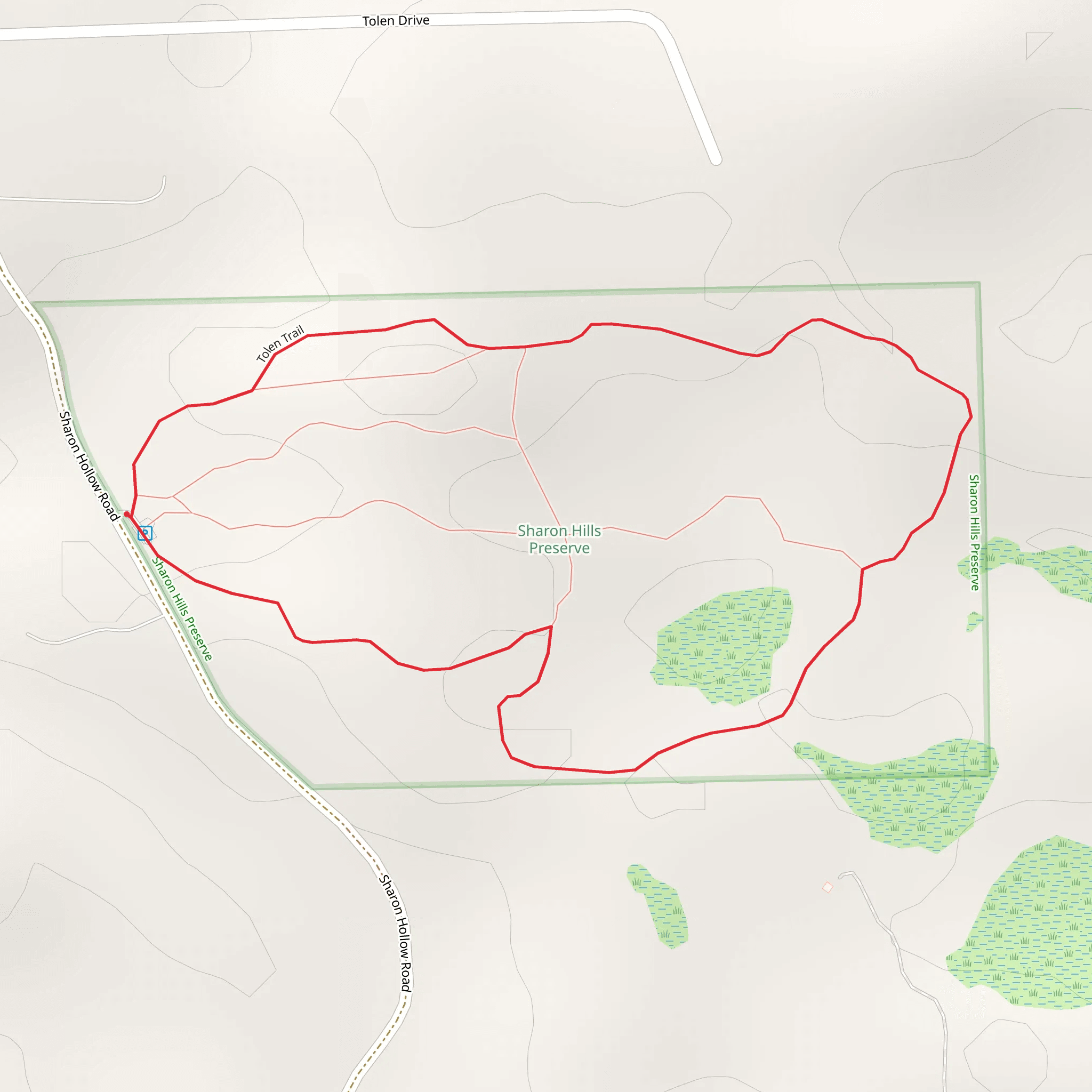 Tolen Drive Loop mobile static map