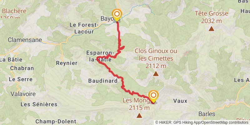 GR 6 stage 62 Map