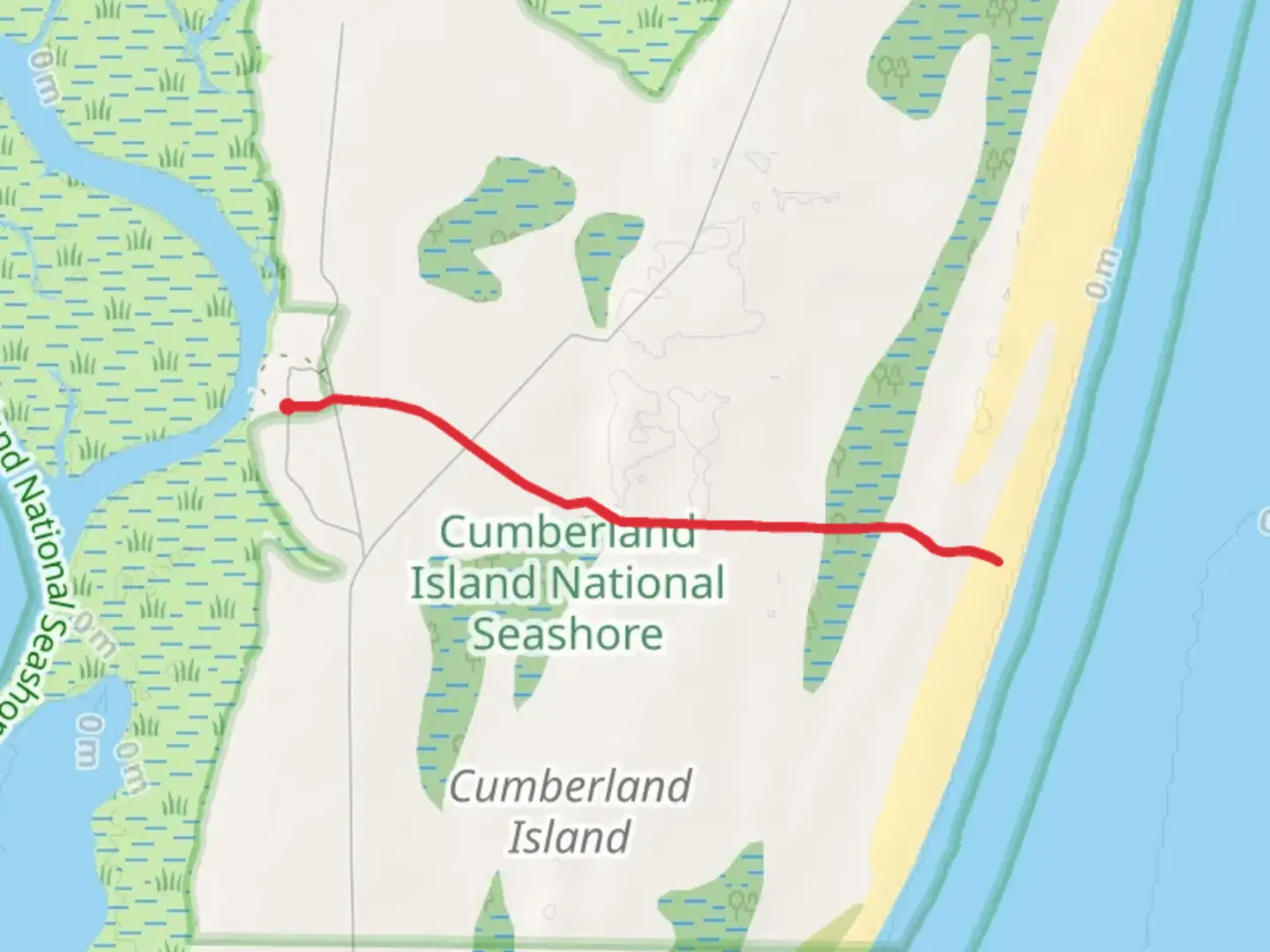 An image depicting the trail Duck House Trail and its surrounding area.