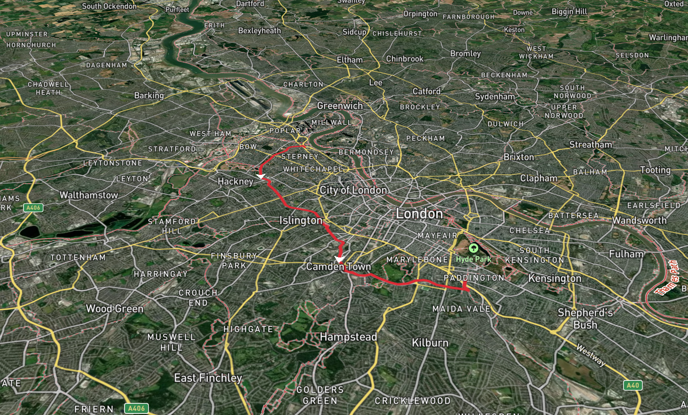 Limehouse to Paddington Walk