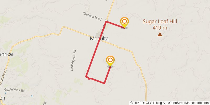 Lavender Federation Trail alt 5 Map