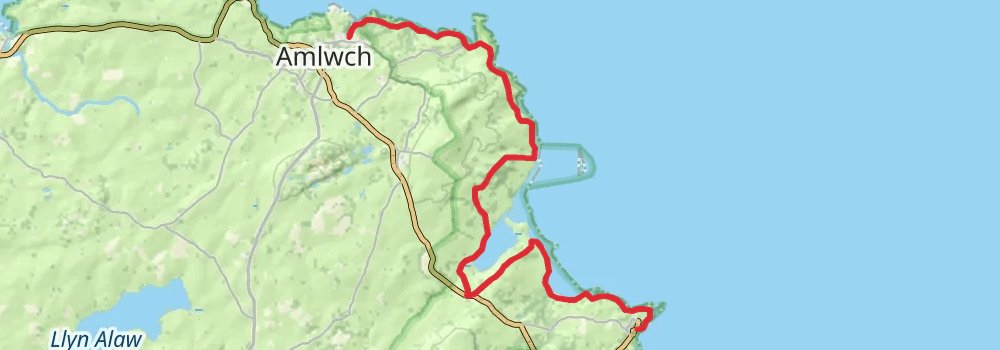 Wales Coast Path stage 9 Map