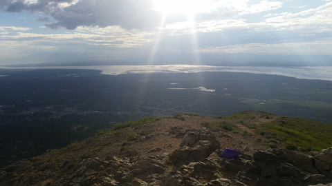 An image depicting the trail Mount Baldy Trail Loop and its surrounding area.
