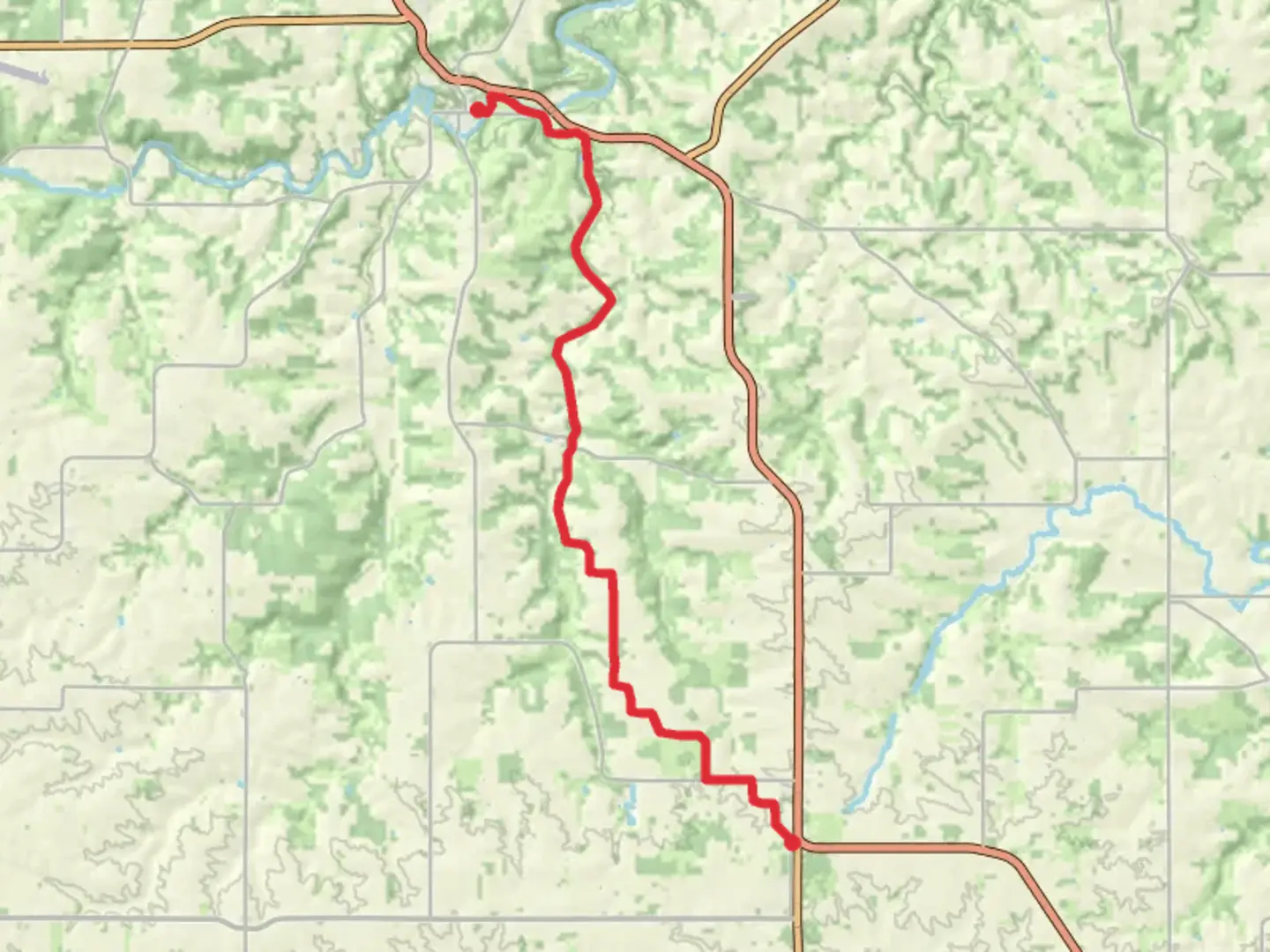 An image depicting the trail Harmony-Preston Valley State Trail and its surrounding area.