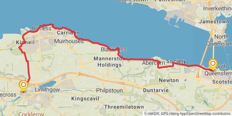 John Muir Way stage 6 Map