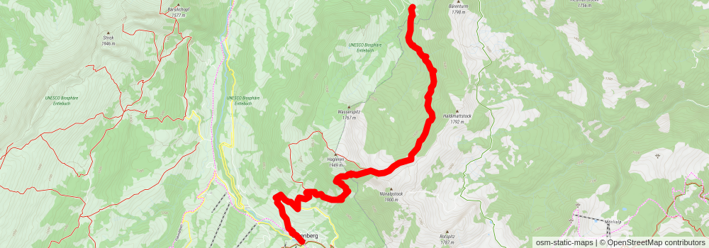 Glasereipfad stage 2 Map