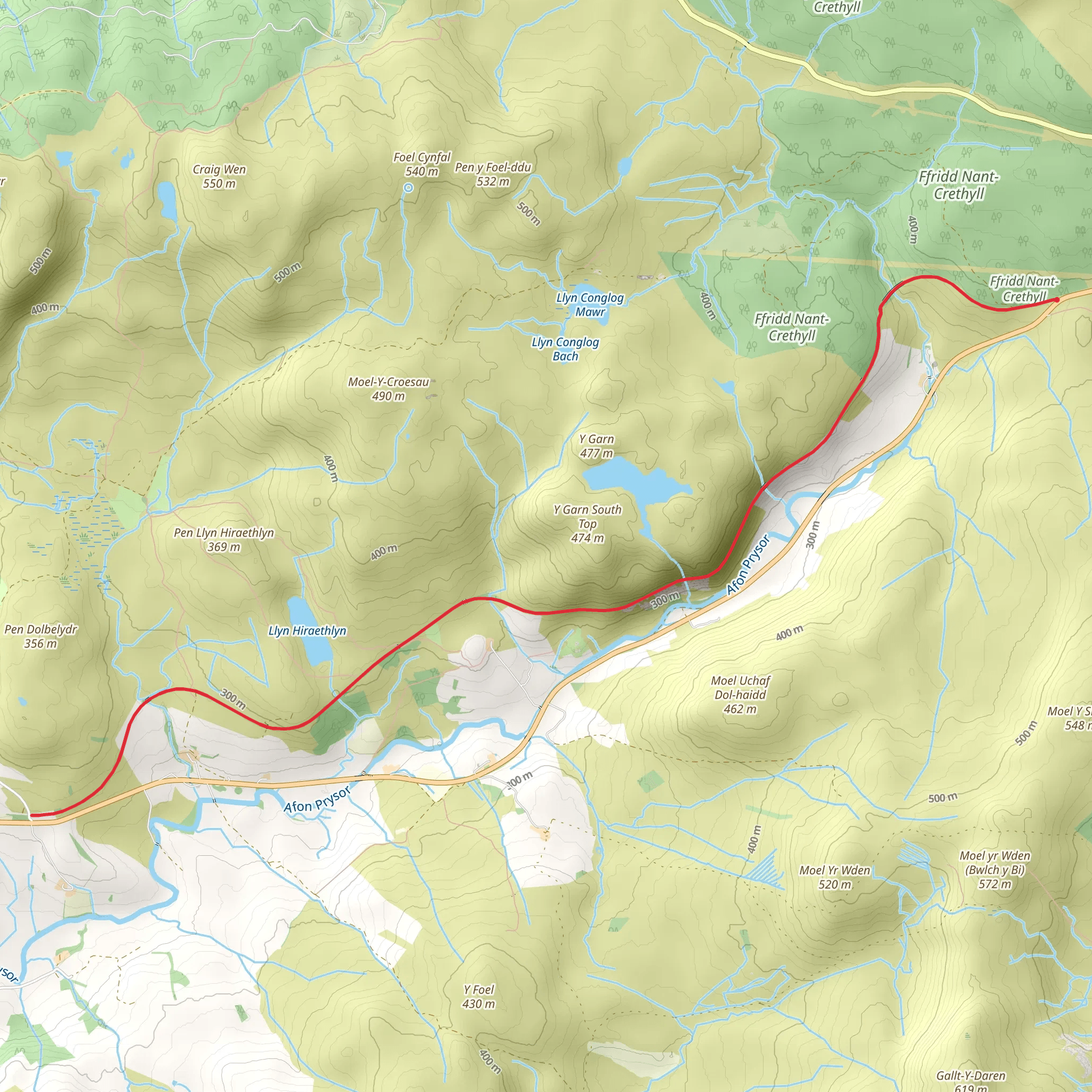 Aqueduct walk mobile static map