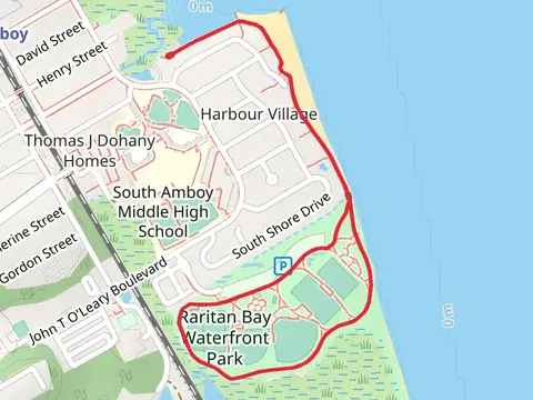 Raritan Bay Waterfront Park Loop from Raritan Reach Road