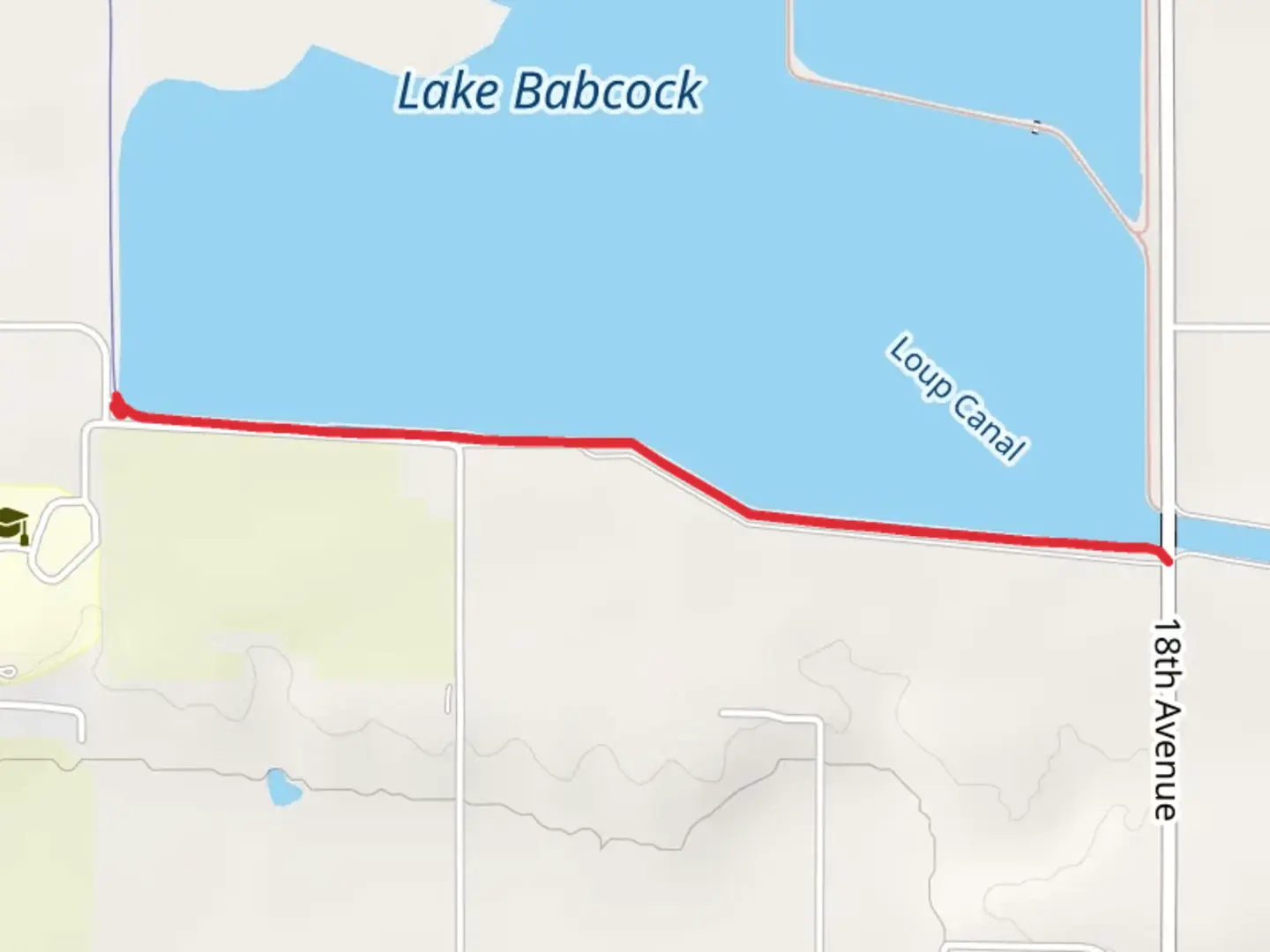 An image depicting the trail Robert White Trail and its surrounding area.