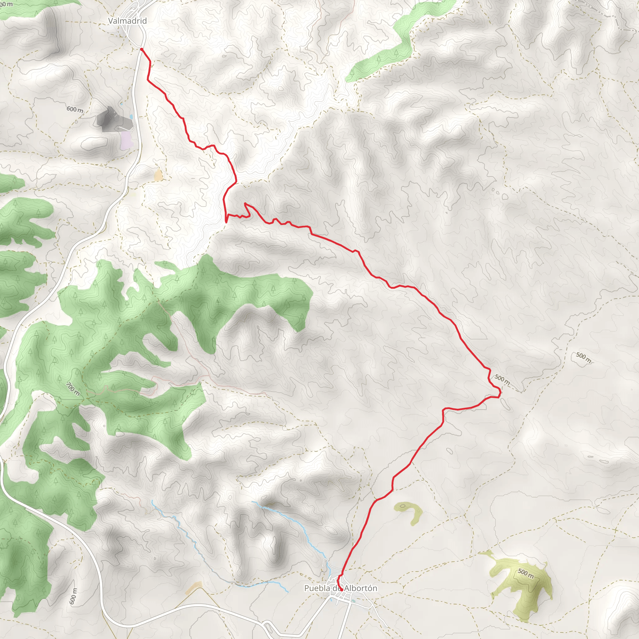 Valmadrid - La Puebla de Alborton PR Z 083-c mobile static map