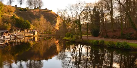 An image depicting the trail Knaresborough Round and its surrounding area.