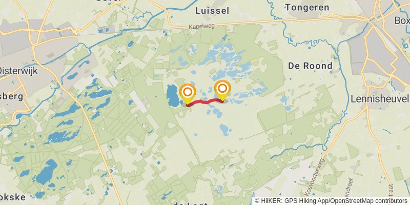Brabants Vennenpad alt 1 Map