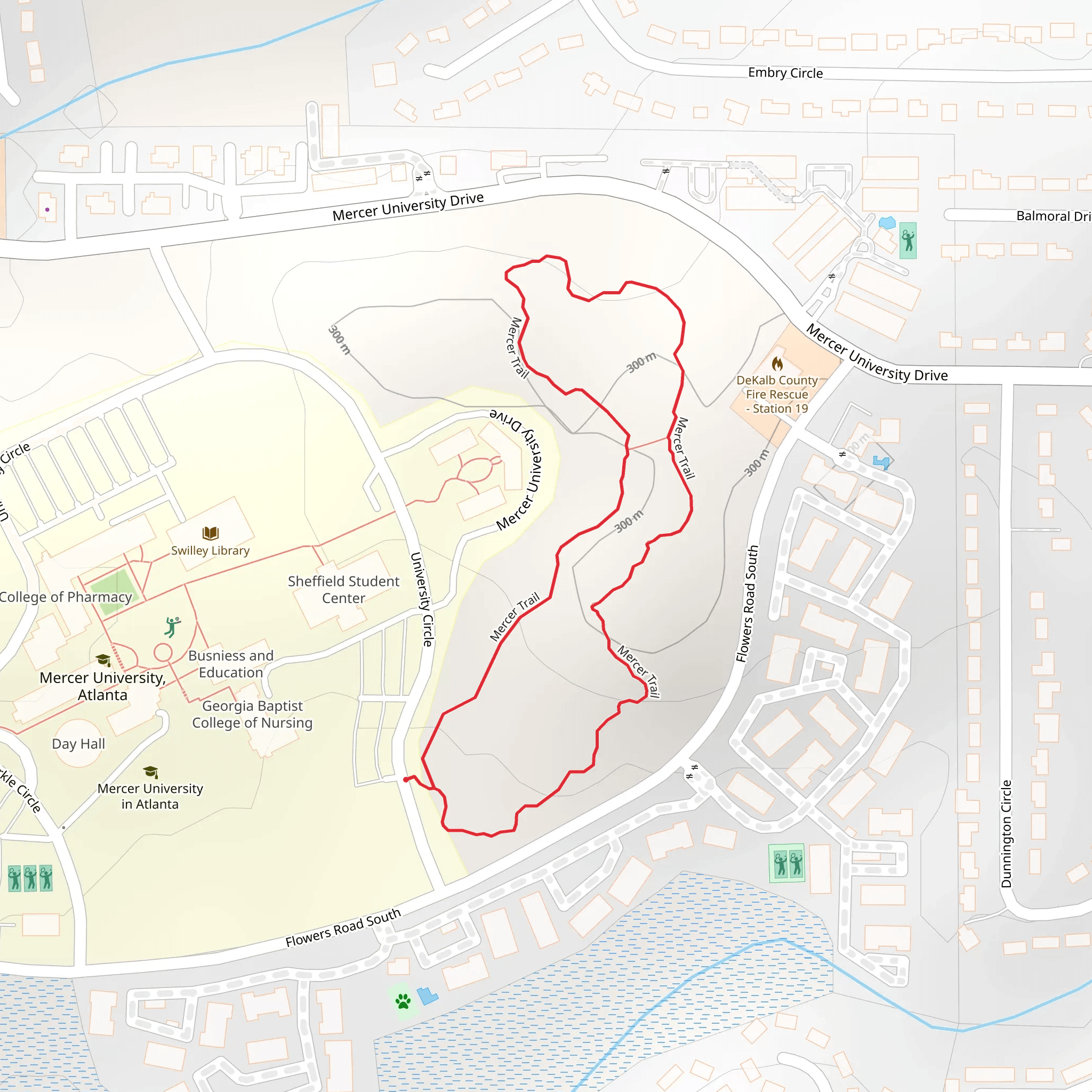 Merce Loop Trail mobile static map