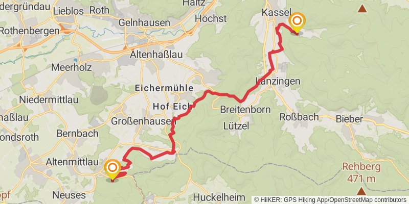 Spessartbogen stage 2 Map
