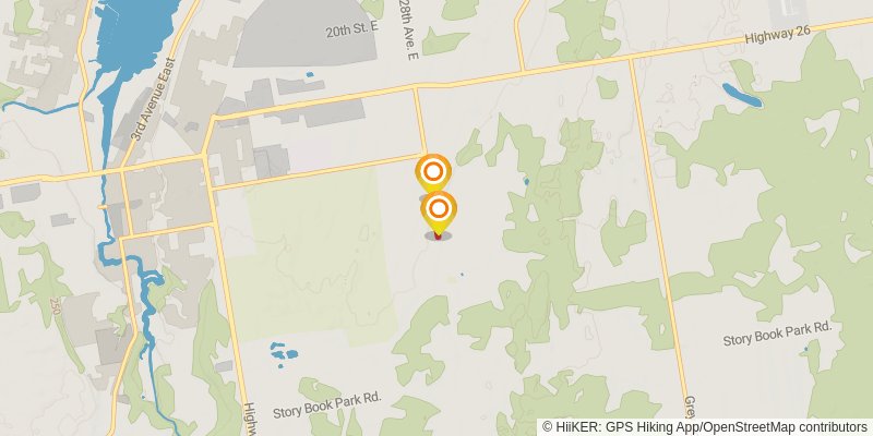 The Bruce Trail alt 7 Map