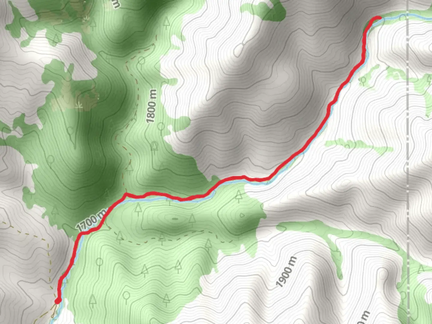 An image depicting the trail Sonoma Creek Access Trail and its surrounding area.