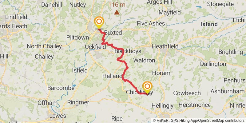 Wealdway stage 5 Map