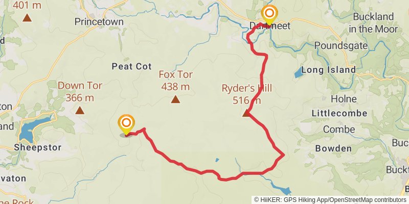 Dartmoor's Ancient Boundary Perambulation stage 4 Map