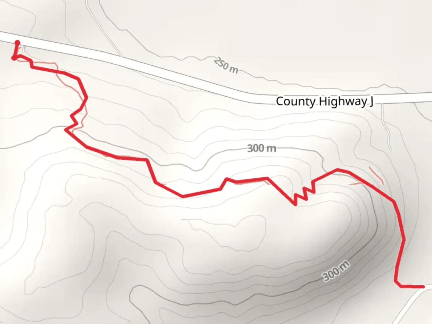 An image depicting the trail Ice Age Trail Short and its surrounding area.