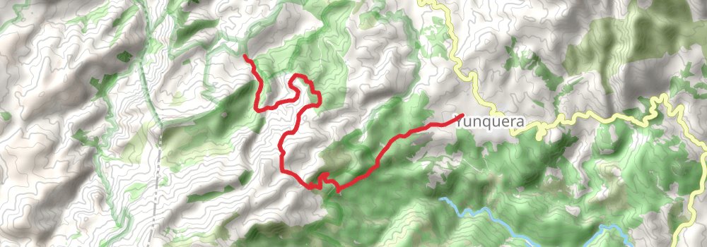 GR 243 Sendero Sierra de las Nieves stage 3 Map