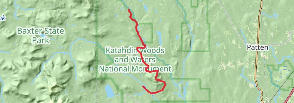 Katahdin Lake - Matagamon stage 2 Map