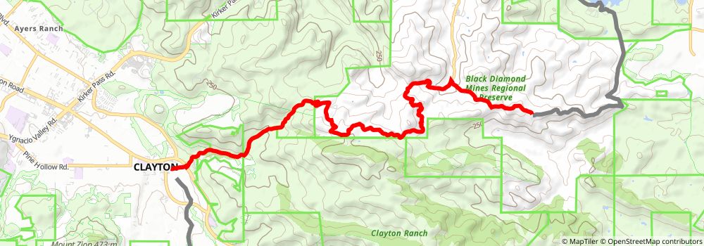 American Discovery Trail South Route stage 396 Map
