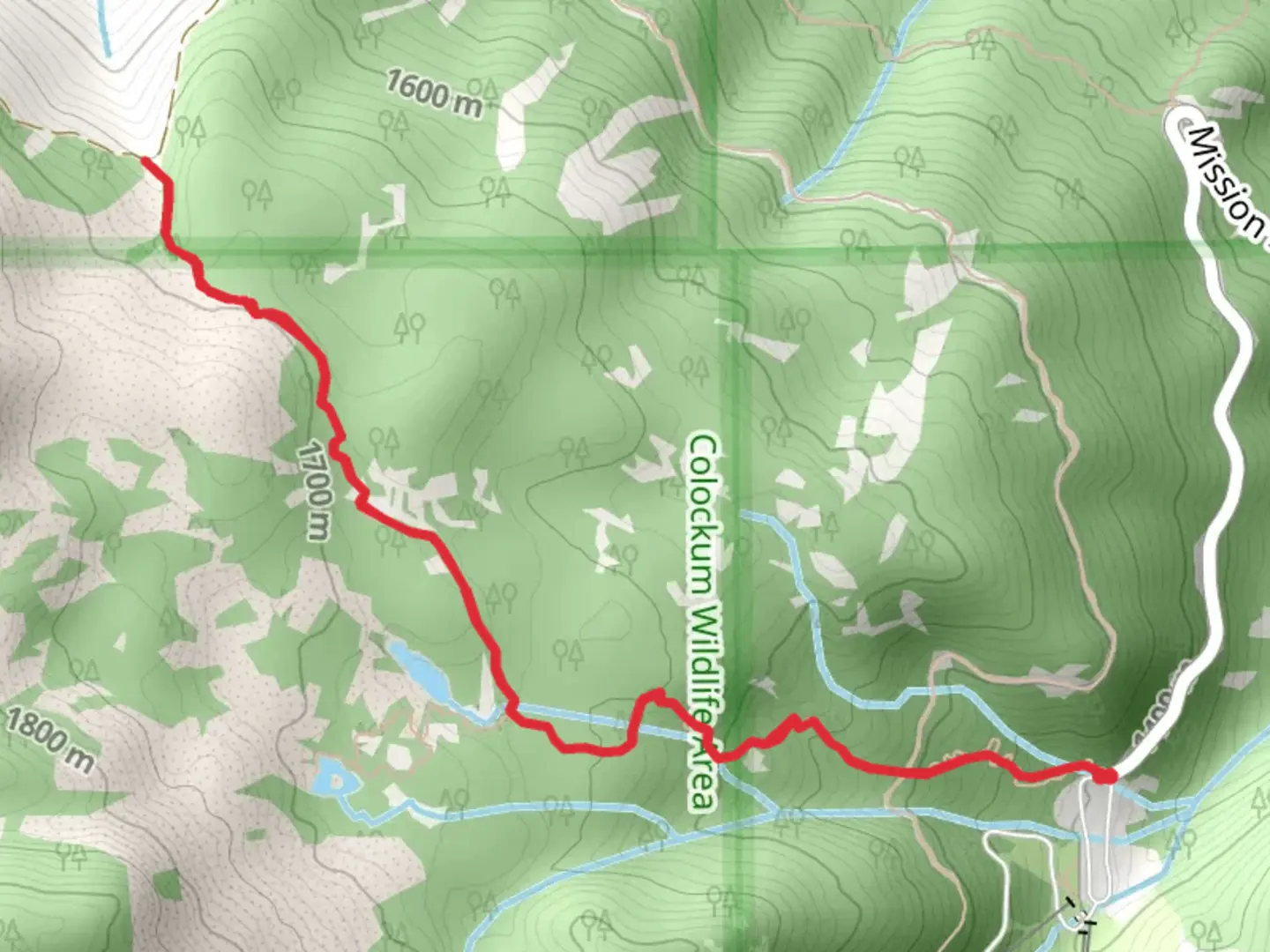 An image depicting the trail Squilchuck Trail and its surrounding area.