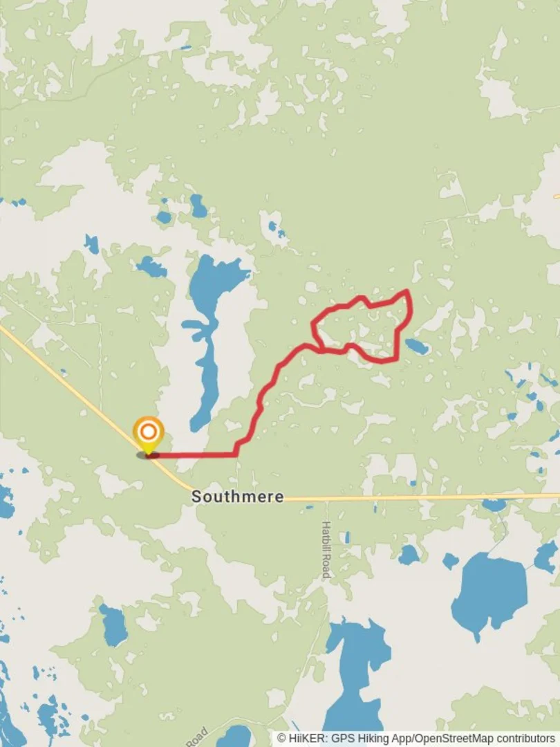 An image depicting the trail Freshwater Lake and its surrounding area.
