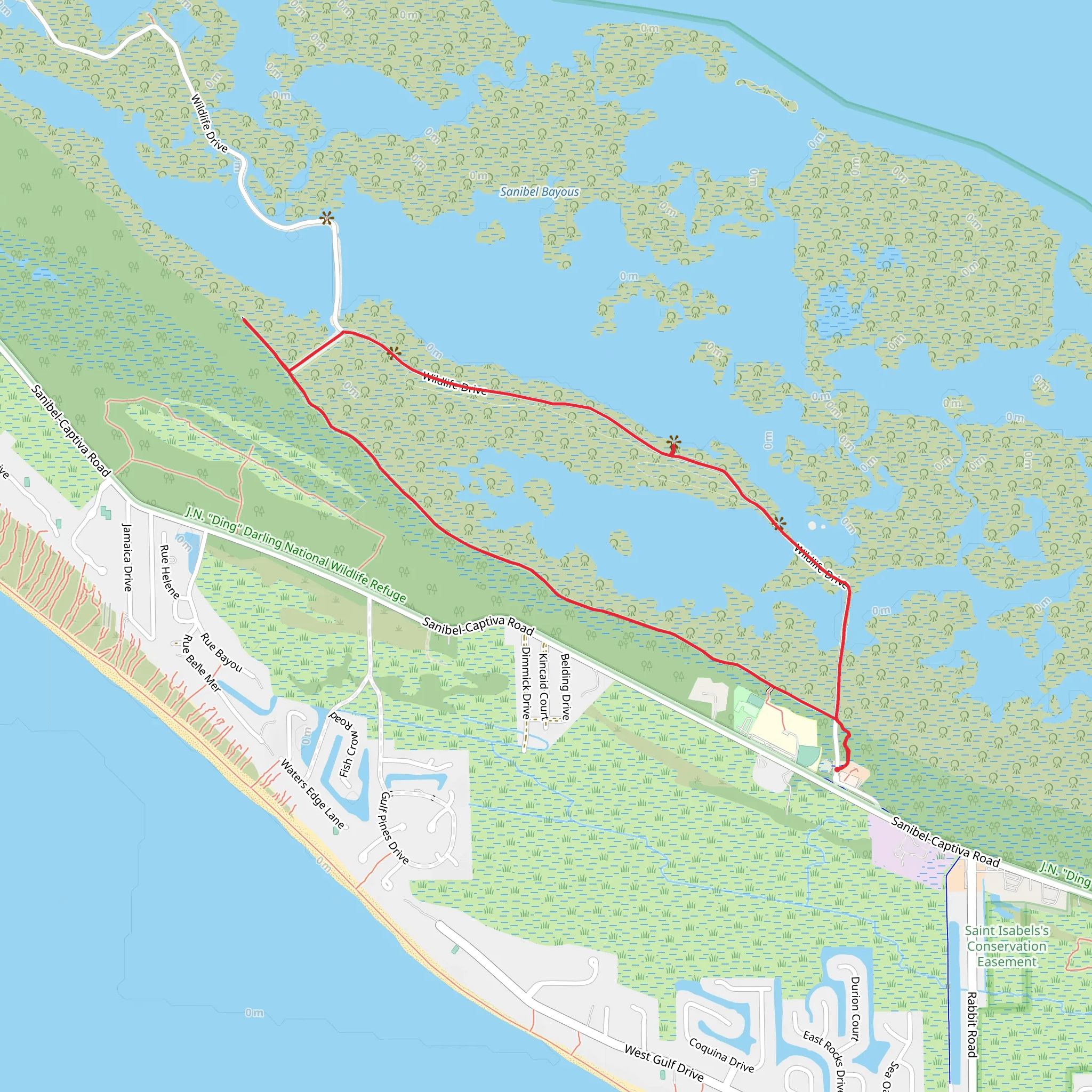 Indigo and Crossdike Loop Trail mobile static map