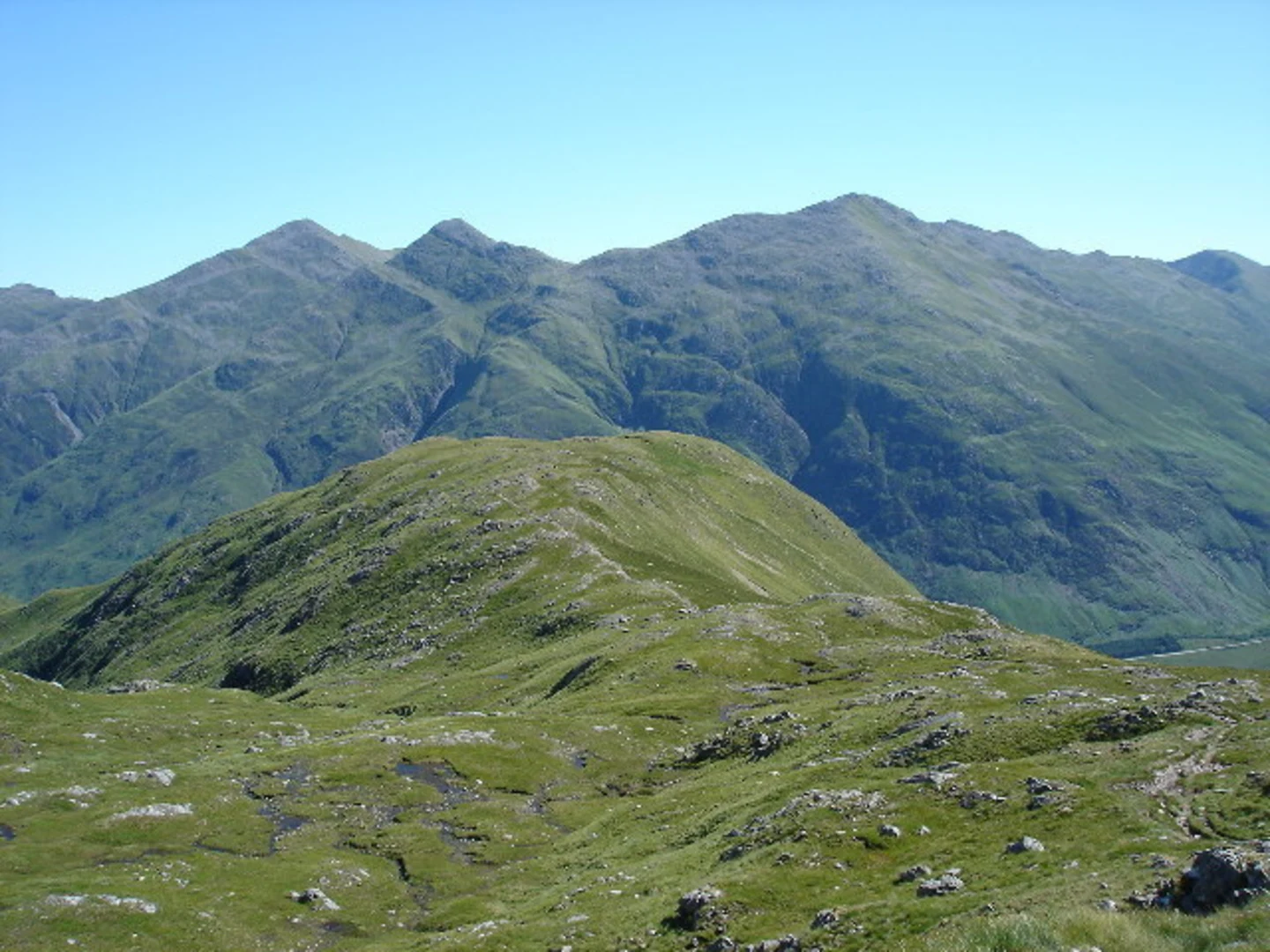 An image depicting the trail Sgurr na Forcan and The Saddle and its surrounding area.