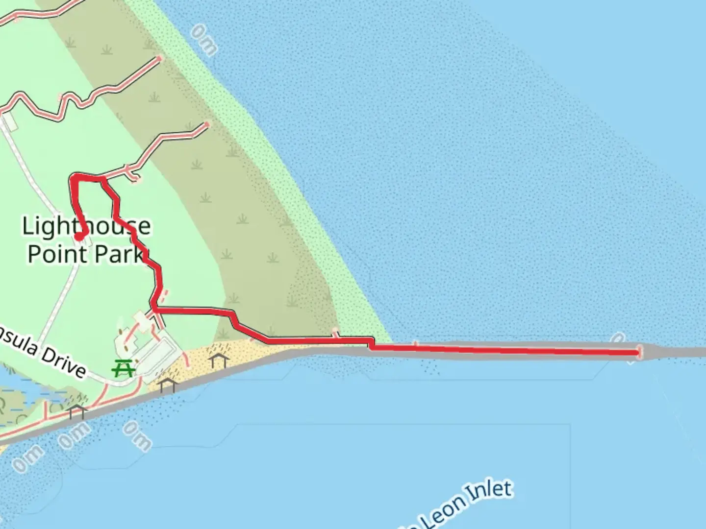An image depicting the trail South Atlantic Avenue and its surrounding area.