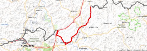 American Discovery Trail South Route stage 40 Map