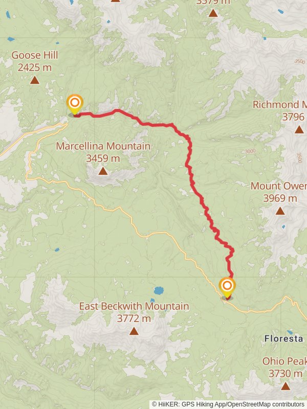 Dark Canyon Trail - 830