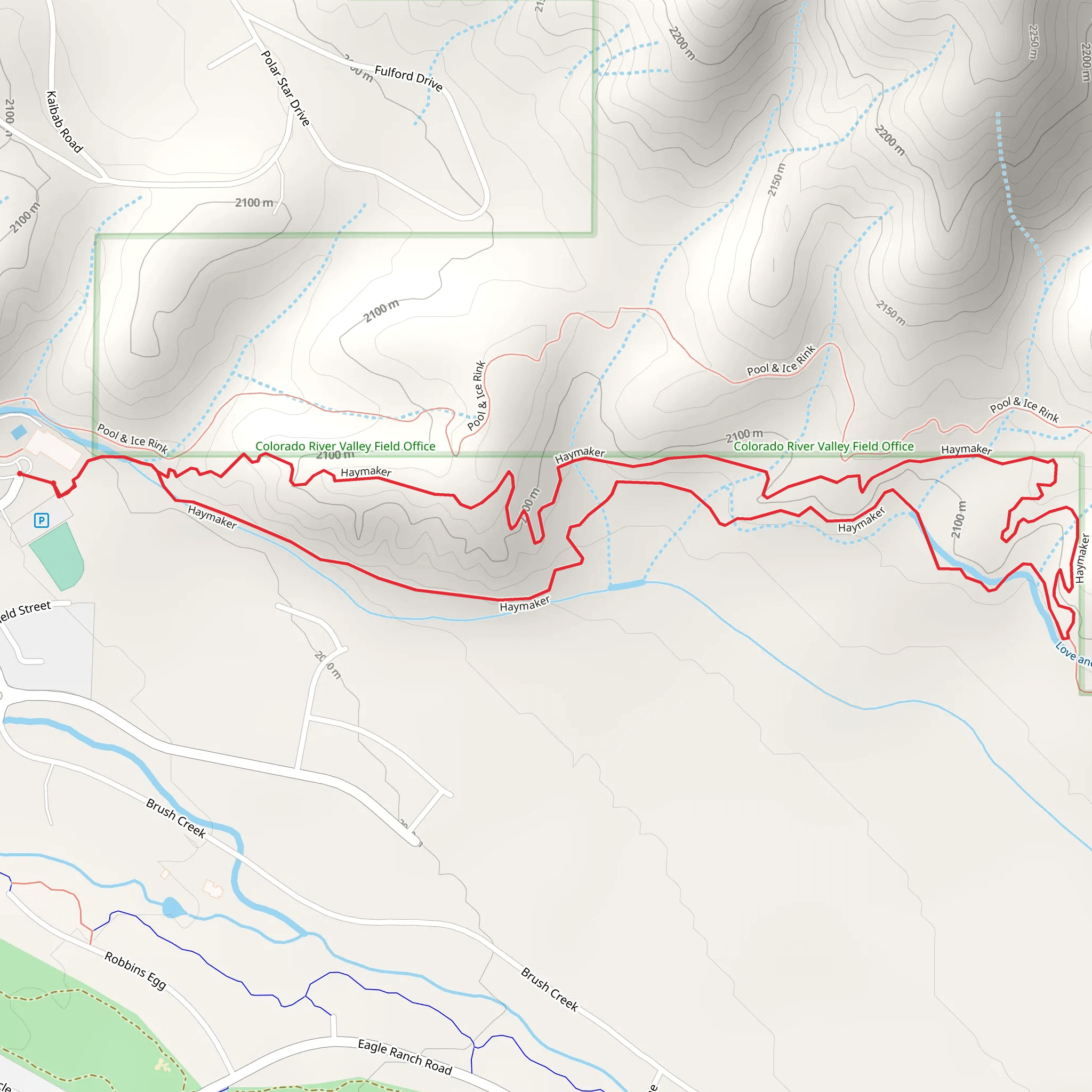 Haymaker Loop mobile static map