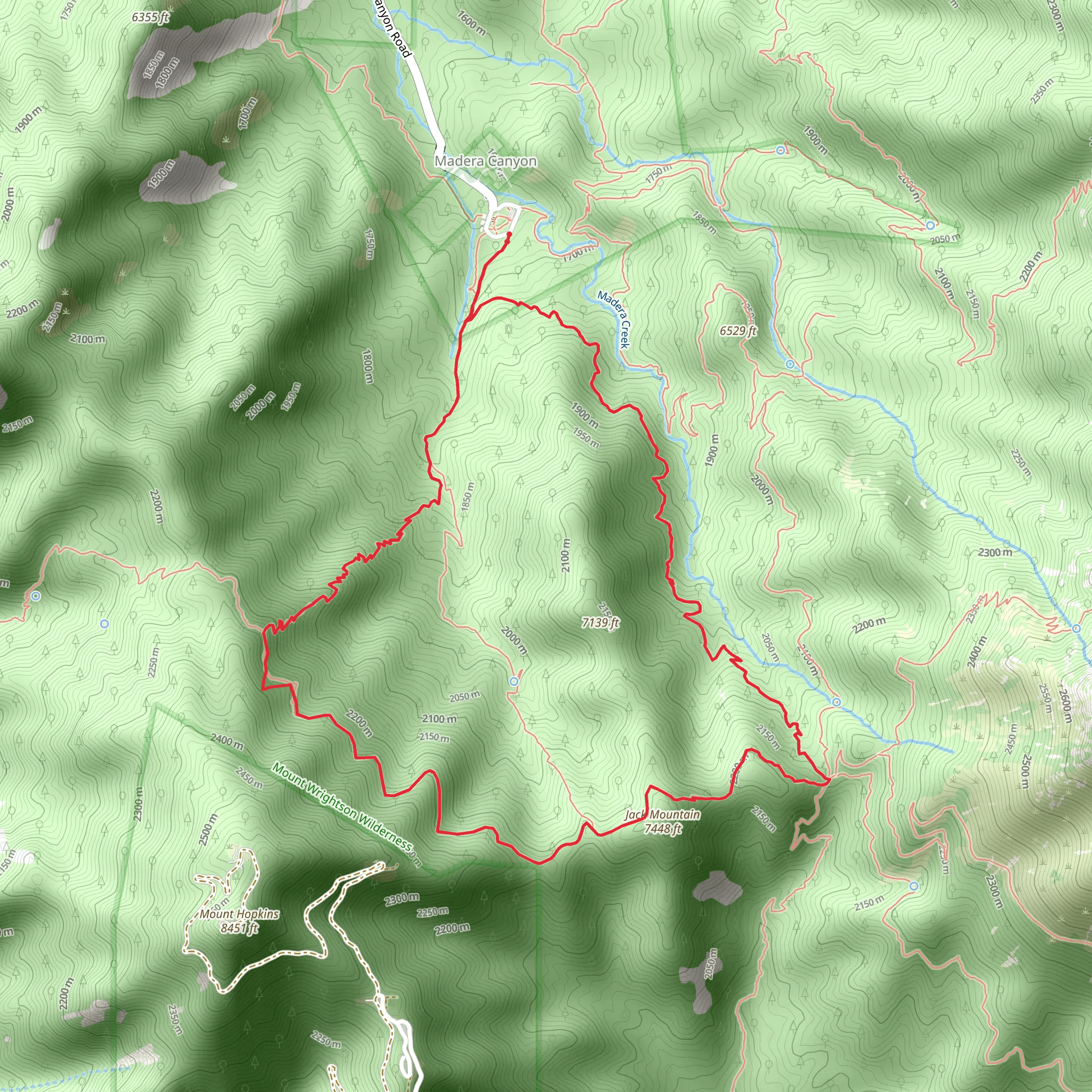 Vault Mine Loop Trail mobile static map