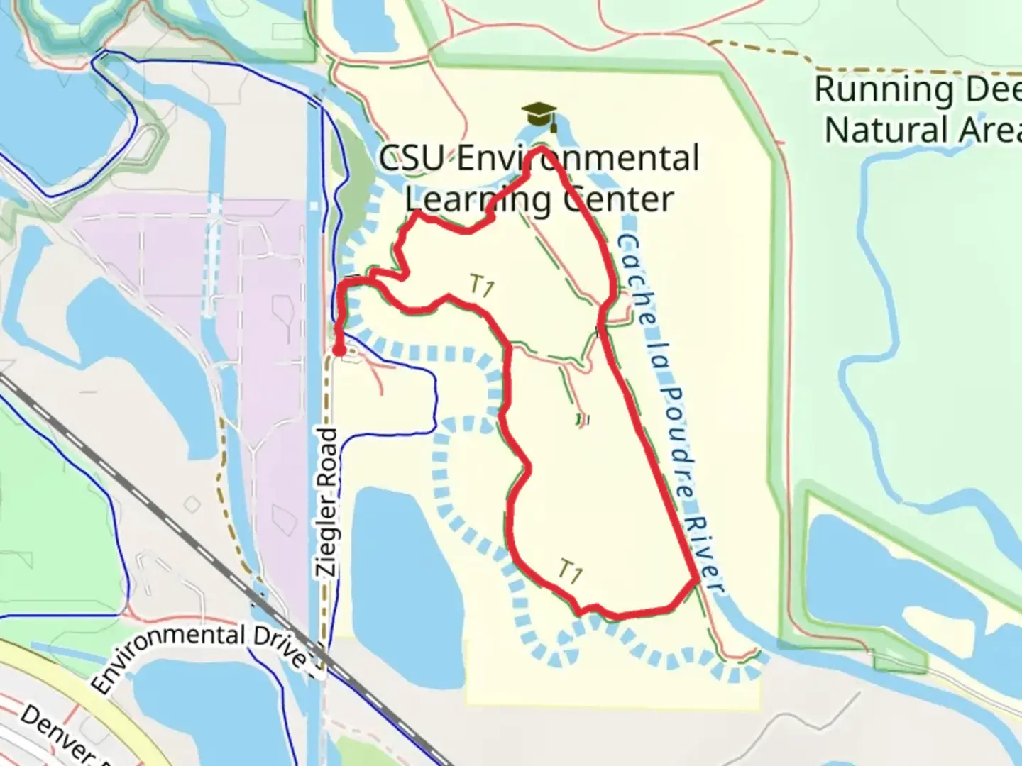 An image depicting the trail Wilcox Loop Trail and its surrounding area.